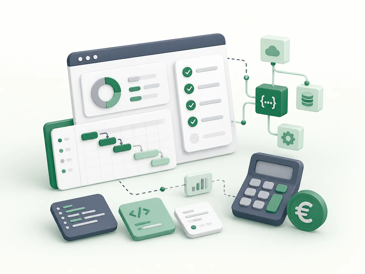 Illustration of software project planning and estimation